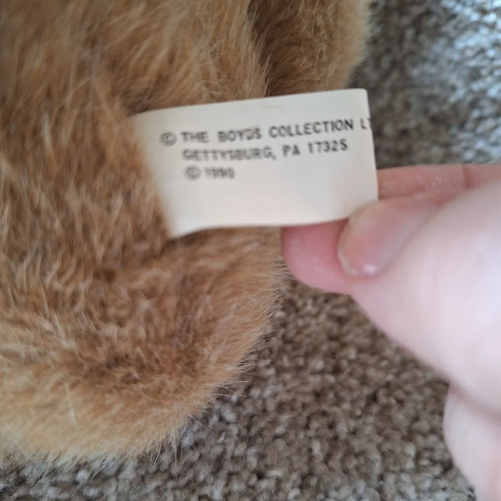 Vintage 1990 Sebastian Boyds' Bears Original tag 9.5